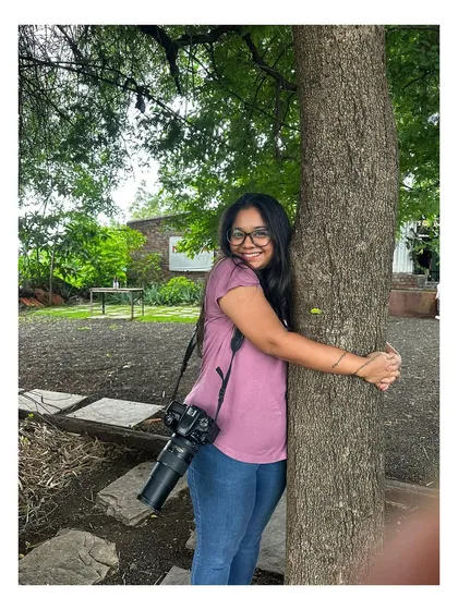 Happy Earth Day! Giving a tree a much-needed hug. Connecting with nature is what it's all about.