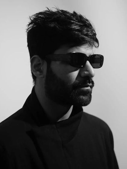 Do what you gotta do. A black and white portrait that's all about focus and determination.