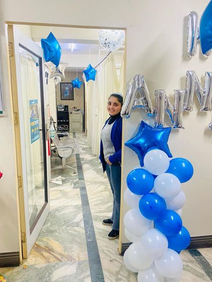 The clinic decorated for our 9th-anniversary celebration. It was a day filled with gratitude and joy.