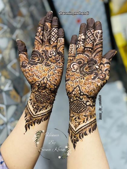 A lovely design that combines floral and heart motifs, perfect for a bride or anyone celebrating love.