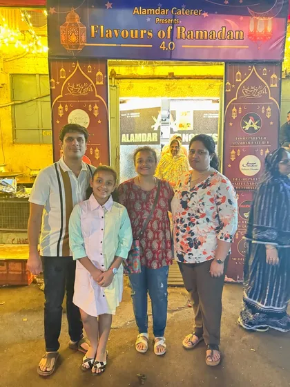 A family enjoying their evening out. We hope you had a delicious meal.