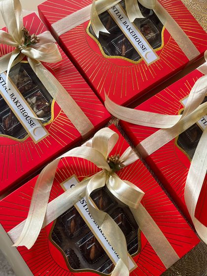 We love creating wedding favors that leave a lasting impression. These beautifully packed boxes of our healthy, refined sugar-free sweets are a perfect way to thank your guests.