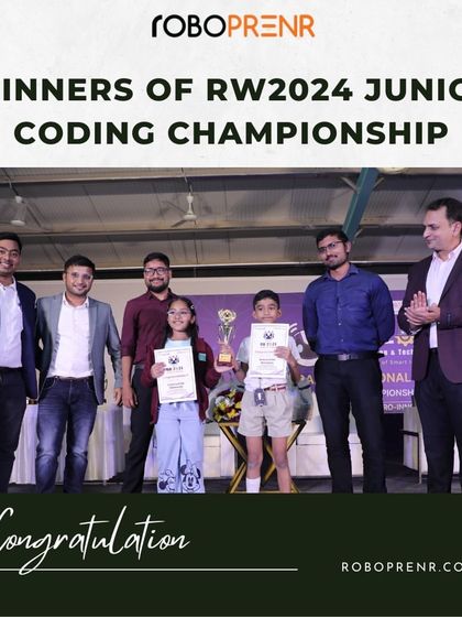 Congratulations to the winners of the RW2024 Junior Coding Championship. Their hard work, creativity, and innovative thinking were on full display, and we are incredibly proud of their achievements.