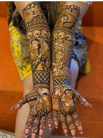 Lucky Mehndi Artist - Bridal Mehndi Full Bridal Mehndi (Hands & Arms) photo 35