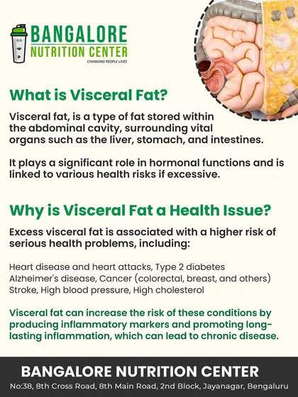 Understanding your body is the first step to changing it. This is why I educate my clients about visceral fat, the dangerous fat around your organs. My nutrition counseling focuses on creating plans to reduce it and lower associated health risks like heart disease and diabetes.