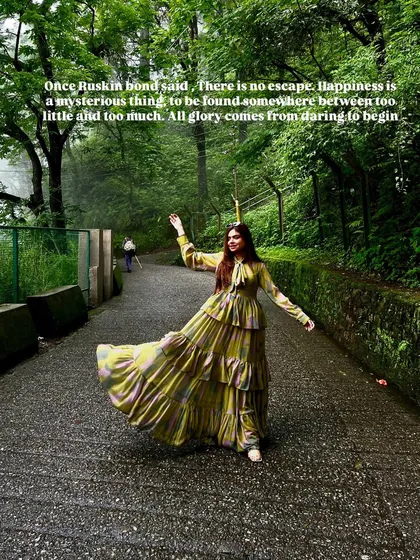 A quote from Ruskin Bond perfectly sums up the feeling of being in Landour. My content often weaves in storytelling and literary references.