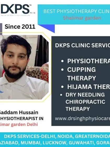 Dr. Saddam Hussain is our trusted physiotherapist in Shalimar Garden, Delhi, offering a range of services from physiotherapy to hijama therapy.
