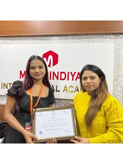 We are so proud of our graduate for successfully completing her course. A bright future in beauty awaits.