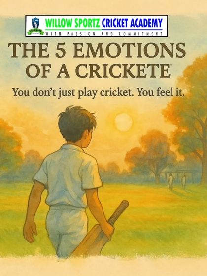 "The 5 Emotions of a Cricketer." This series shows that we understand that you don't just play cricket, you feel it.