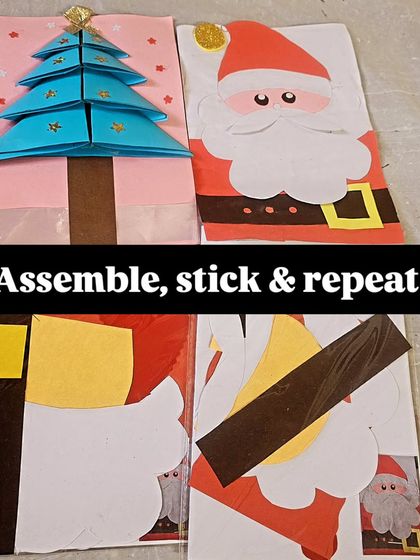 Assemble, stick, and repeat! Our DIY activity card kits are a great way to get creative and reduce screen time, especially during the festive season.