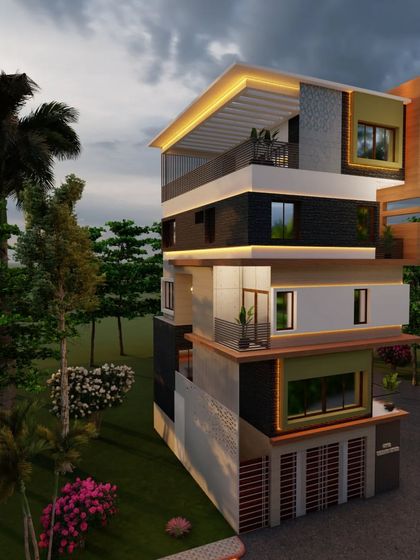 RJ Interiors & Architecture - Design & Build Services Modern Home Exteriors photo 40