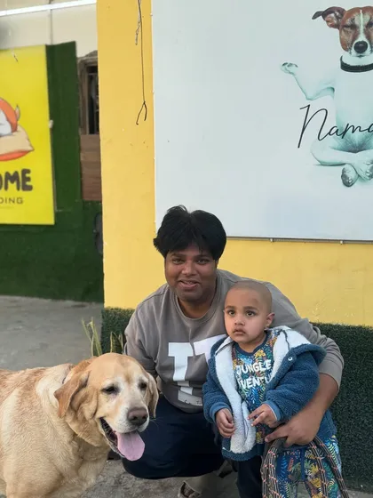 I'm so grateful for clients who feel like family. Buddy and his family, including a little one, enjoyed their visit.