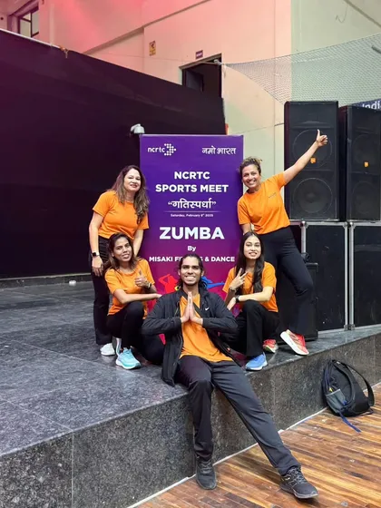 My team after a successful Zumba session at the NCRTC Sports Meet. Teamwork makes the dream work.