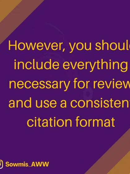 Even with free-format submissions, you must include everything necessary for a thorough review. This means your methods, results, and discussions must be clear, and you should use a consistent citation format throughout the document.