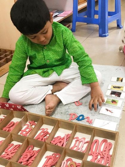 Siksha Montessori - Montessori Preschool & Kindergarten (Ages 2.5-6) Language & Literacy: From Sounds to Stories photo 3