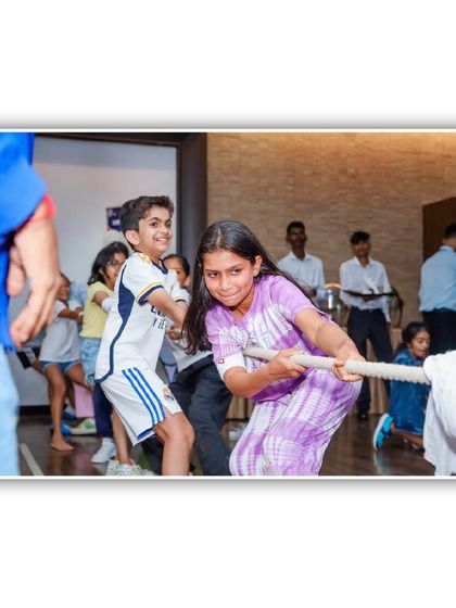 The classic tug-of-war! A great team-building game that gets everyone involved and laughing.