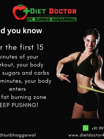 Did you know your body uses different fuel sources during a workout? This graphic explains how your body burns sugars first and then enters the fat-burning zone, motivating you to keep pushing.