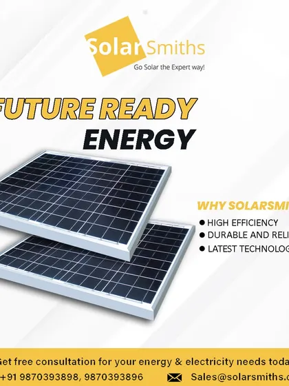 Why choose my services? I provide high-efficiency, durable, reliable, and technologically advanced solar systems that are future-ready.
