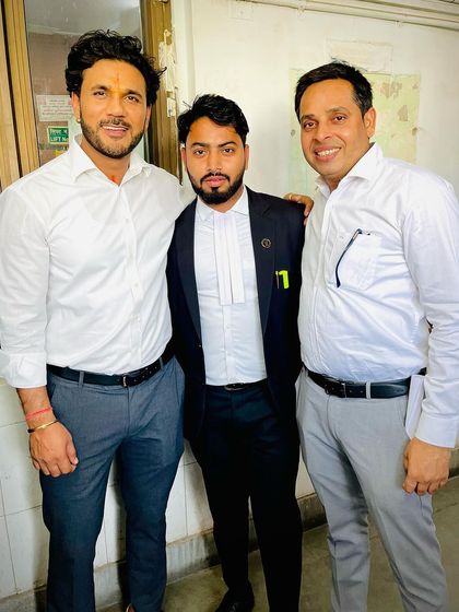 With colleagues in the court complex. Every day is an opportunity to connect and learn from each other.