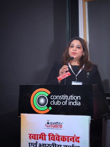 Speaking at the Constitution Club of India on the occasion of Swami Vivekanand's birth anniversary. I shared my thoughts on how self-awareness, clear goals, and ethical conduct are crucial for a successful and meaningful career.
