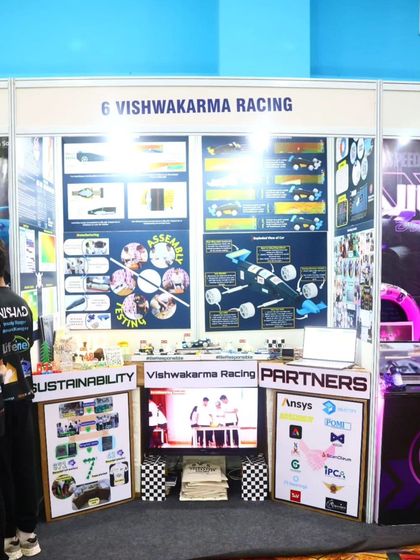 The award winning pit display from Vishwakarma Racing. We support initiatives like F1 in Schools to encourage the next generation of engineers and designers in motorsport.
