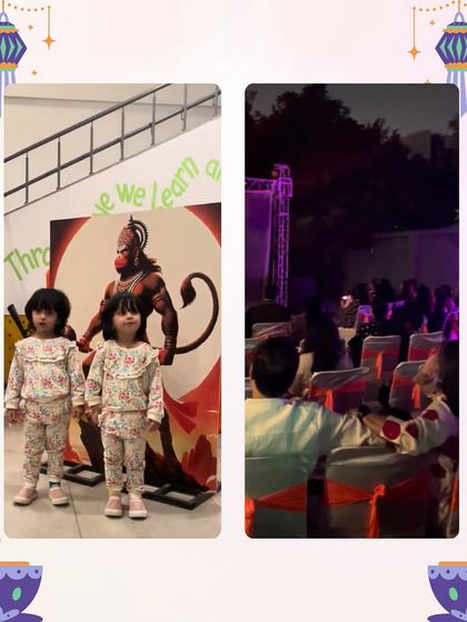 The wonder in children's eyes says it all. Our Ramayana Laser Show was a captivating experience for the whole family.