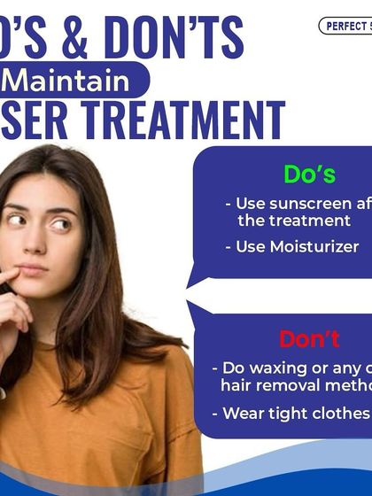 To maintain your flawless results, proper aftercare is key. We recommend using sunscreen and moisturizer after your treatment, while avoiding other hair removal methods like waxing and tight clothing for a short period.