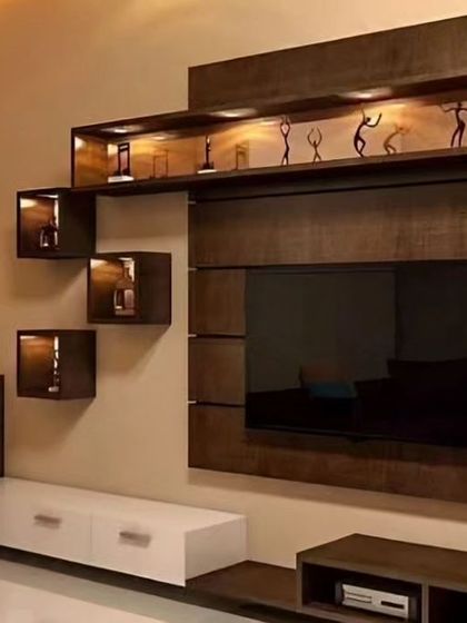 Dreaming in Colors & Textures - Modular Interiors & Room Renovation Living Rooms & Entertainment Centers photo 16