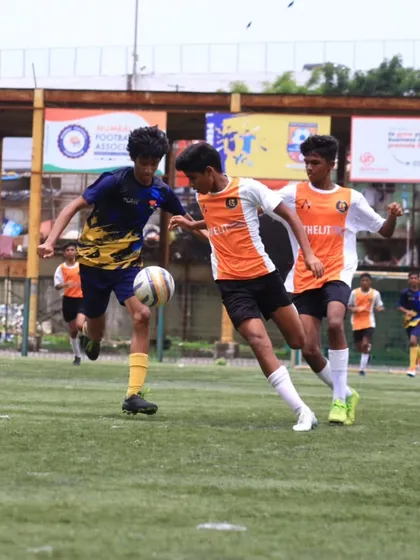An action shot from our dominant 18-0 victory, showing our players' relentless attack.