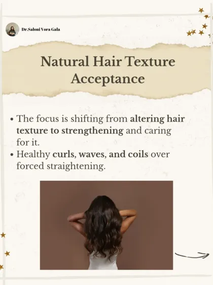 There is a positive shift towards accepting and caring for our natural hair texture. The focus should be on strengthening and nourishing your curls, waves, and coils, not forcing them into a different shape with damaging treatments.