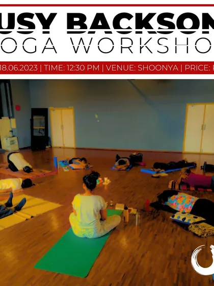 This was from my "Busy Backsons" workshop at Shoonya, a space dedicated to helping us slow down. The session focused on deep rest and releasing the tension that comes from our busy, ambition-filled lives.