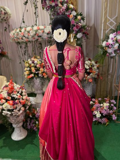 Bhavya Achar - Bridal & Occasion Styling Traditional South Indian Bridal Braids photo 21