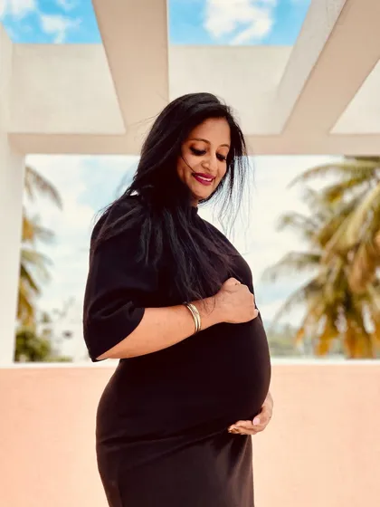 Styling is for every stage of life. I had the honor of styling this beautiful mom-to-be for her maternity photoshoot, helping her choose a theme and look that was both classy and celebrated this special milestone.