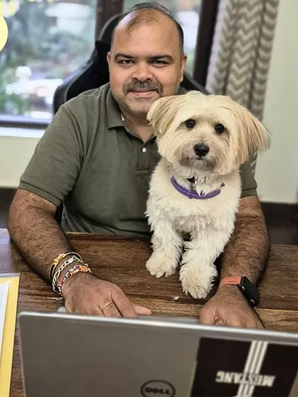 Meet Sandeep, the backbone of my documentation team. His precision and attention to detail ensure that every pet's paperwork, from health certificates to import permits, is absolutely perfect.