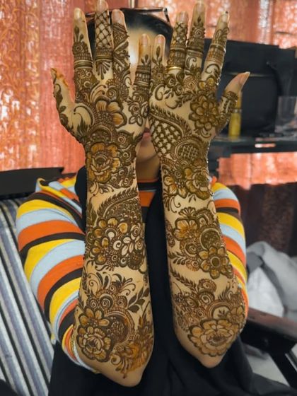 Mehendi Art by Nishat - Mehndi (Henna) Artistry Elaborate Bridal Henna photo 93