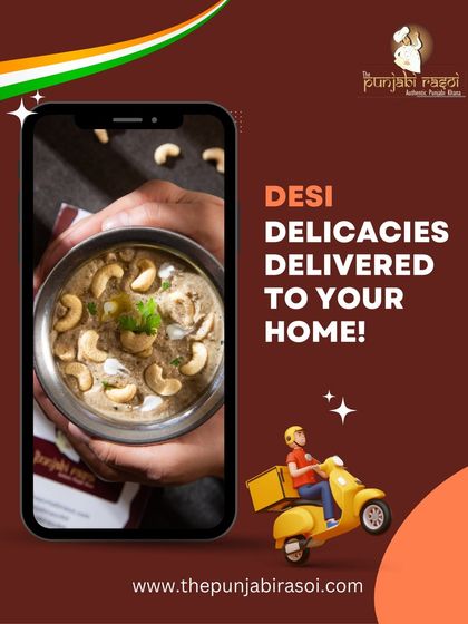 We deliver desi delicacies to your home. Our food is delivered hot and full of love, just like ghar ka khaana.