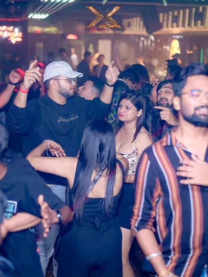 A snapshot of the vibrant nightlife scene in Bhubaneswar.