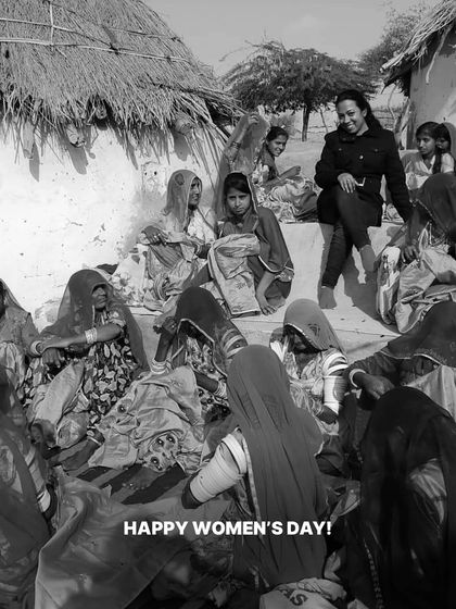 Happy Women's Day from our community of artisans. Here, women gather at one of our centers, sharing stories and skills as they work, creating a powerful network of support and empowerment.