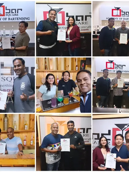 Nothing makes me prouder than seeing my students graduate. This is a celebration of their hard work and the start of their exciting careers in the world of mixology.
