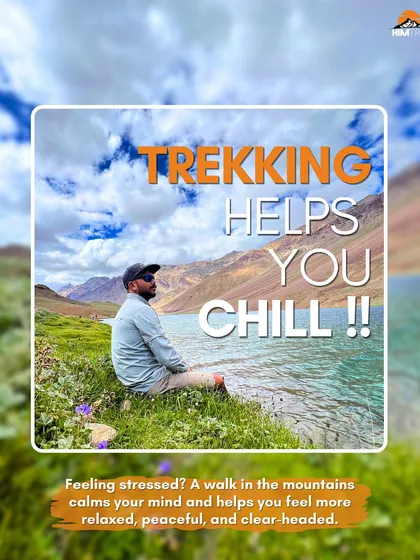 Feeling stressed? A walk in the mountains calms your mind and helps you feel more relaxed, peaceful, and clear-headed.