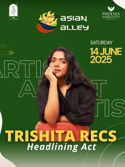 Seeing my name as the headlining act is a feeling I'll never get tired of. This poster from a food festival is a reminder of how far I've come and the energy I promise to deliver as your main event.