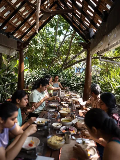 My cafe is more than just a place to eat; it's a community. I love seeing guests connect over wholesome food in our serene, green rooftop space. This is what it's all about: nourishing connections and nourishing bodies.