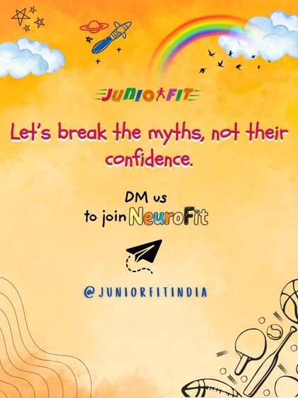 Let's break the myths, not their confidence. Our NeuroFit program is designed to build children up, providing a positive and empowering fitness experience for everyone.