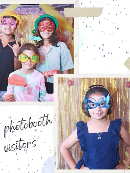 More fun group shots from the photobooth. It’s a space where everyone can be silly and create fun, lasting memories together.