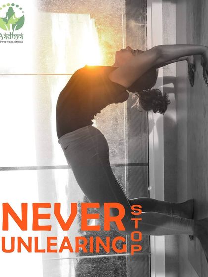 Never stop unlearning. This wall-supported Ustrasana (Camel Pose) is a deep backbend that opens the entire front of the body. Using the wall allows for a safer and deeper expression of the pose.