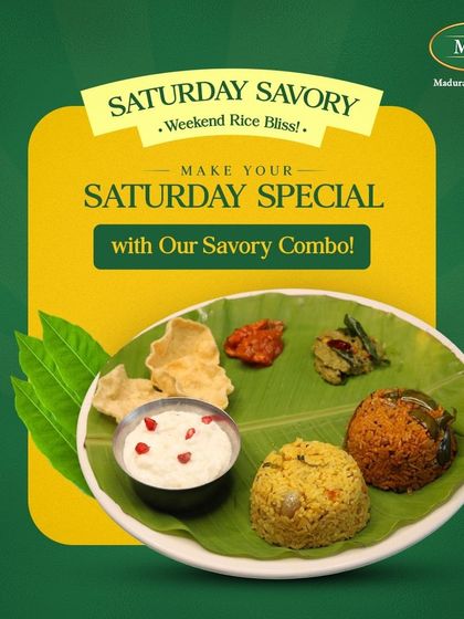 Make your Saturday special with our savory rice combo, a weekend bliss for your taste buds.