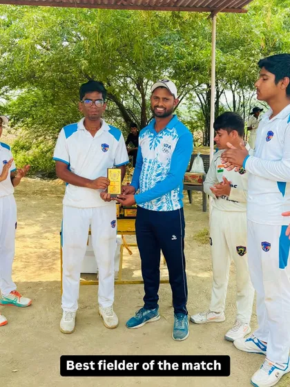 The Best Fielder award for the 1st match.
