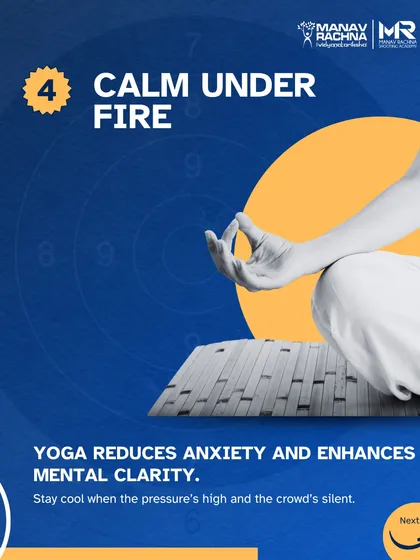 A core part of my training philosophy is mental conditioning. Here, we integrate practices like yoga to help athletes remain calm under fire, enhancing mental clarity and reducing anxiety during high-pressure competitions.