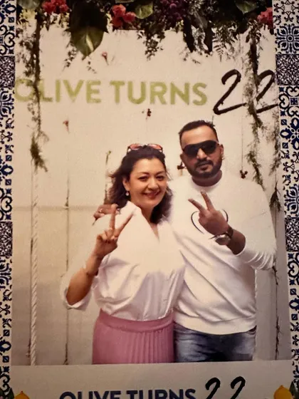 Celebrating Olive's 22nd anniversary. Daytime events like this are about creating a fun, celebratory atmosphere for friends and family.
