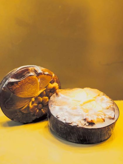 Relax and unwind with my Organic Lavender Soap. I make it with pure coconut oil and glycerin, so it's incredibly gentle and has a beautiful, calming scent.